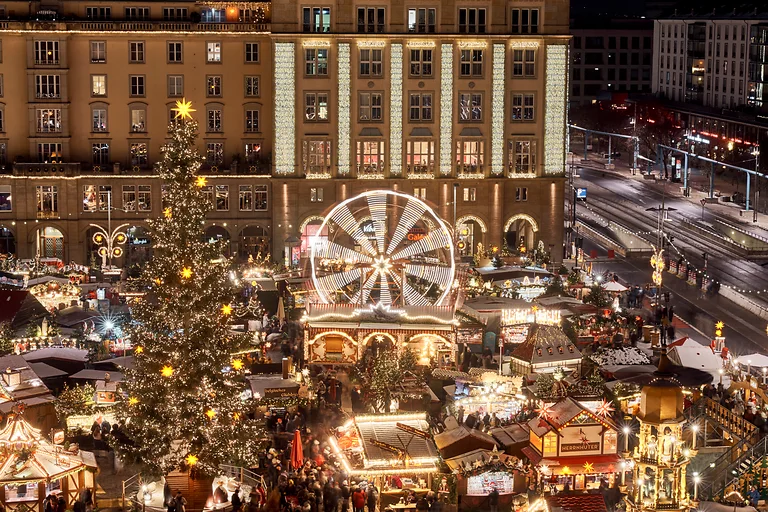 Detailaufnahme 588. Dresdner Striezelmarkt