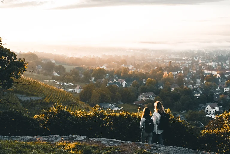 Blick über Radebeul